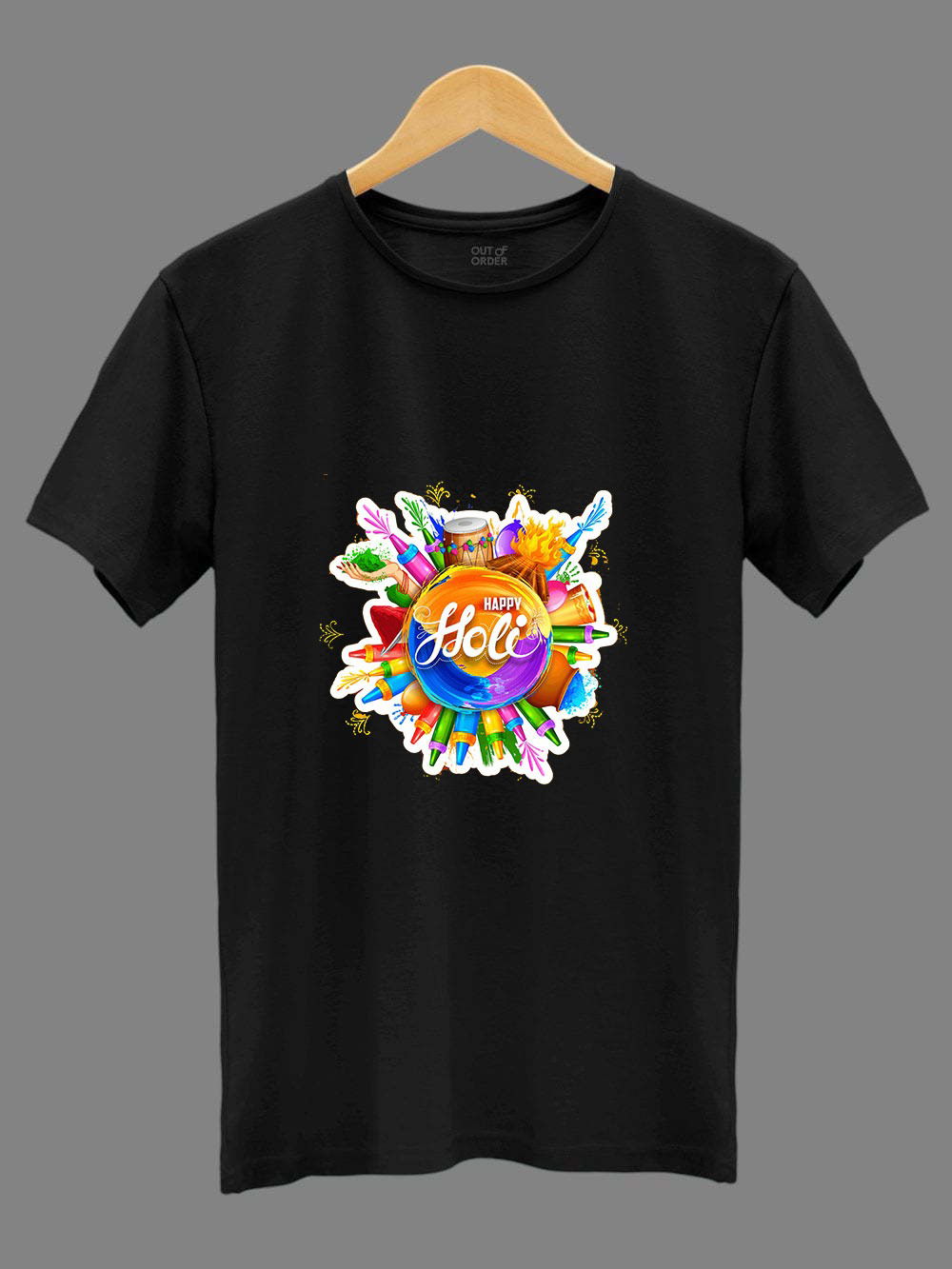 Swara Holi Special Unisex Cotton Holli Special Tshirt Wholesale Shop In Surat
